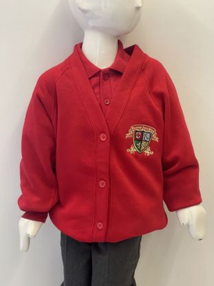 Picture of Bottesford junior Red Cardigan