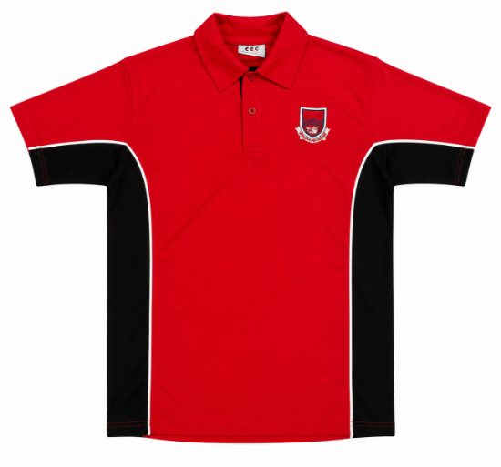 Picture of Frederick Gough Black/ Red PE Polo