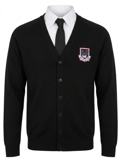 Picture of Frederick Gough Black Cardigan